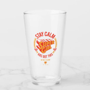Verre Restez Calme Supergirl a eu ceci