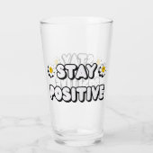 Verre Restez Positif (Dos)