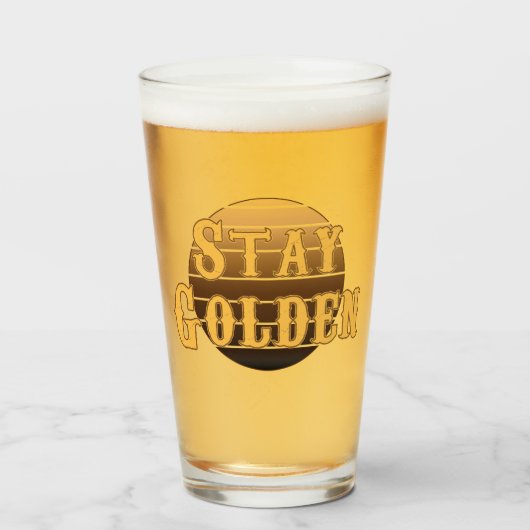 Verre Restez vintage (Devant (rempli))