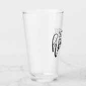 Verre Restons à la maison (Droite)