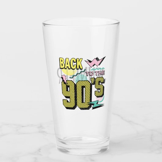 Verre Retour aux années 90 (Devant)