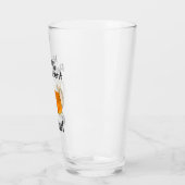 Verre Retraite GIft Happy Cheers Beer Nom personnalisé (Gauche)