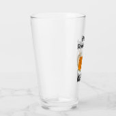 Verre Retraite GIft Happy Cheers Beer Nom personnalisé (Droite)