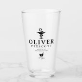 Verre Retraite professionnelle de l'obtention du diplôme (Devant)