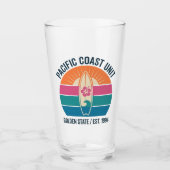Verre Retro 90s Beach Apparel - Pacific Coast (Devant)