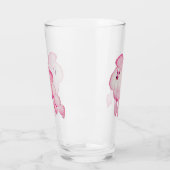 Verre Rétro caniche rose (Gauche)