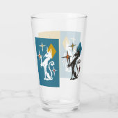 Verre Retro Cute Kitties Mid Century Cat Starburst (Dos)