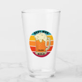 Verre Retro Grooms Man Bachelor Party Mariage Beer Pint (Devant)