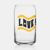 Verre Rétro "Love Beer" (Recto)