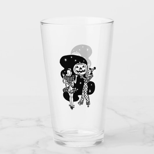 Verre Rétro Mesdames avec Citrouille (Devant)