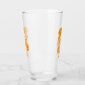 Verre Rétro Orange Dames avec Citrouille (Gauche)
