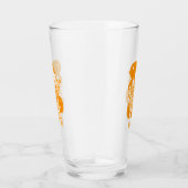 Verre Rétro Orange Dames avec Citrouille (Droite)