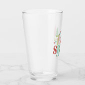 Verre Retro Pastel Laissez-le neiger (Droite)