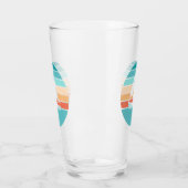 Verre Retro Sunset Effet Perdu + Voilier (Gauche)