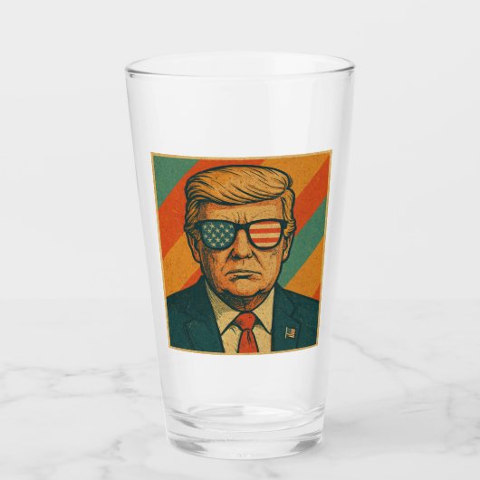 Verre Retro Trump (Devant)