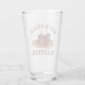 Verre Retrouvons ensemble le boudin britannique à café (Dos)