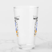 Verre Reunion Lycée Personnalisé Bleu Orange (Gauche)