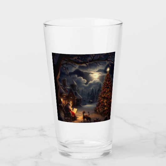 Verre Réveillon de Noël 2 (Devant)