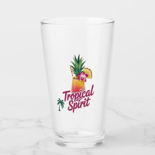 Verre Rêves Tropicaux (Devant)