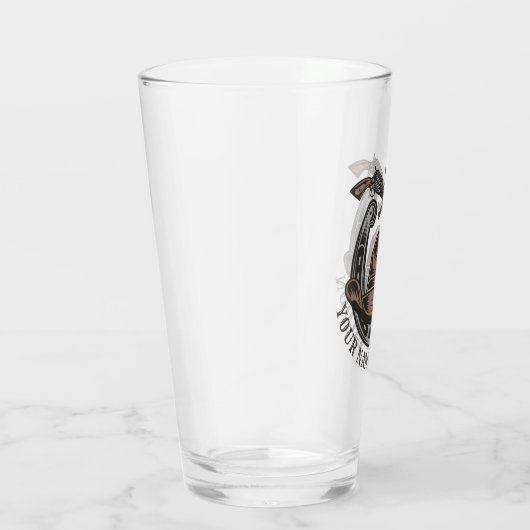 Verre Revolver de l'Ouest sauvage Fer à cheval Western S (Droite)