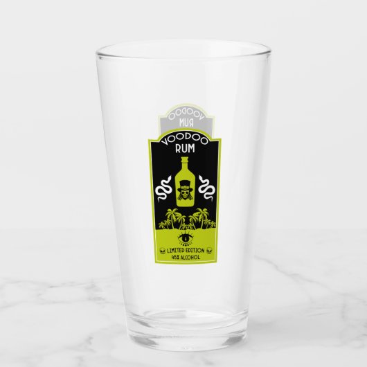 Verre Rhum Vaudou des Caraïbes (Devant)
