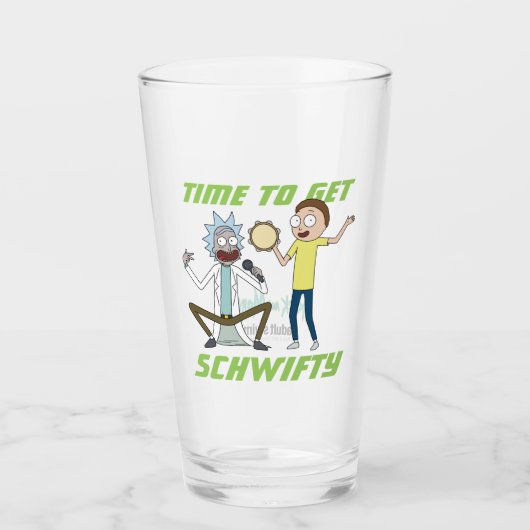 Verre RICK ET MORTY™| Il Est Temps D'Obtenir Schwifty (Devant)
