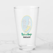 Verre RICK ET MORTY™| Insigne de brique banana (Dos)