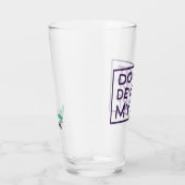 VERRE RICK ET MORTY™| NE PAS DÉVELOPPER MON APP (Droite)