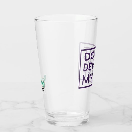 VERRE RICK ET MORTY™| NE PAS DÉVELOPPER MON APP (Droite)