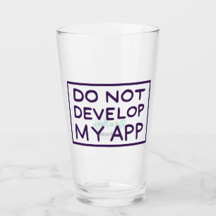 VERRE RICK ET MORTY™  NE PAS DÉVELOPPER MON APP