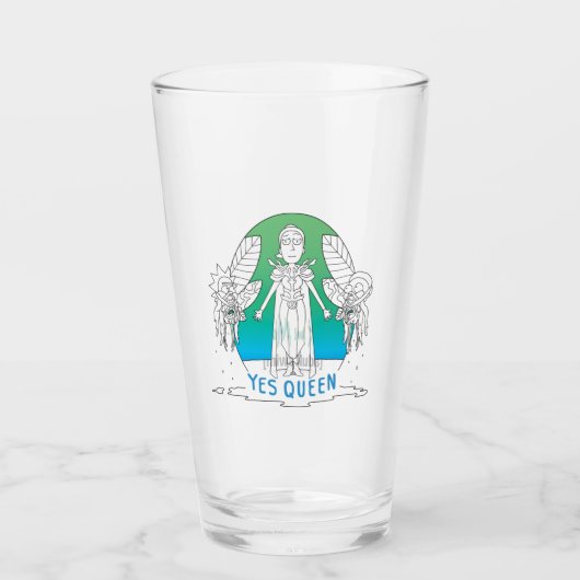 Verre RICK ET MORTY™| Oui Reine (Devant)