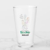 Verre RICK ET MORTY™| Rick, Morty et Summer (Dos)