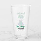 Verre RICK ET MORTY™| Secourt du portail (Dos)