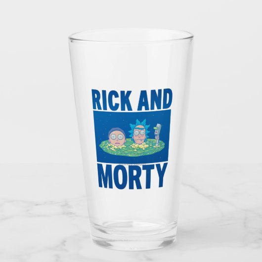 Verre RICK ET MORTY™| Visiter le portail (Devant)