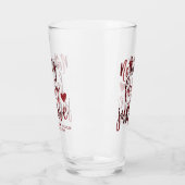 Verre Rien De Fancy Juste Amour | Dark Crimson Mariage r (Gauche)