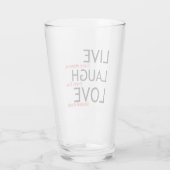 Verre rire vivant amour (Dos)