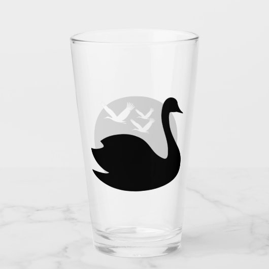 Verre Risque de queue pour le cygne noir (Devant)