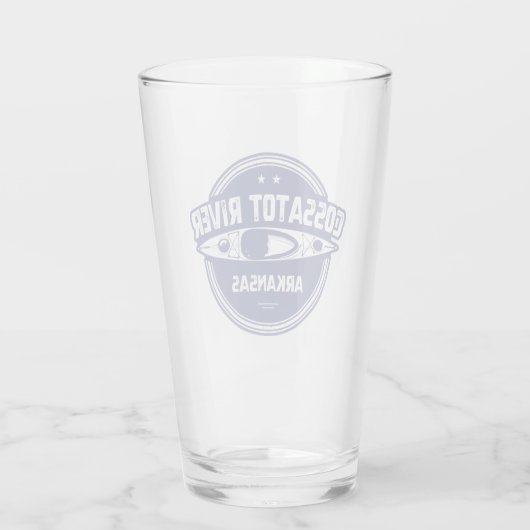 Verre Rivière Cossatot Arkansas Kayak (Dos)