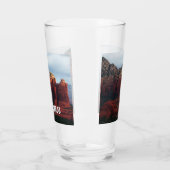 Verre Roche à café nuageux à Sedona Arizona (Gauche)