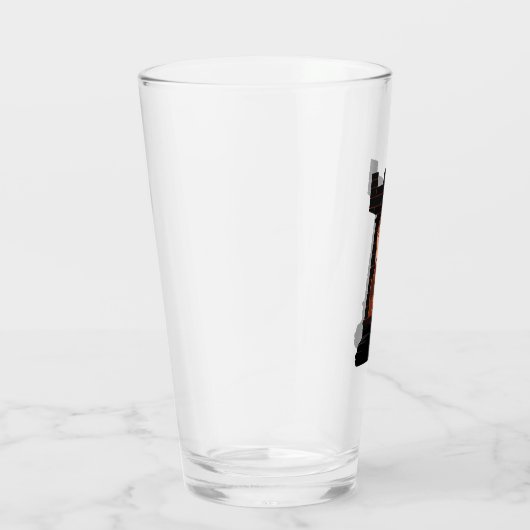 Verre Roche d'échecs noire (Droite)