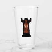 Verre Roche d'échecs noire (Devant)