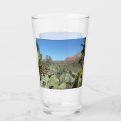Verre Rochers rouges et cactus I (Dos)