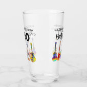 Verre Rock and Roll 50th Birthday ajouter Nom (Gauche)