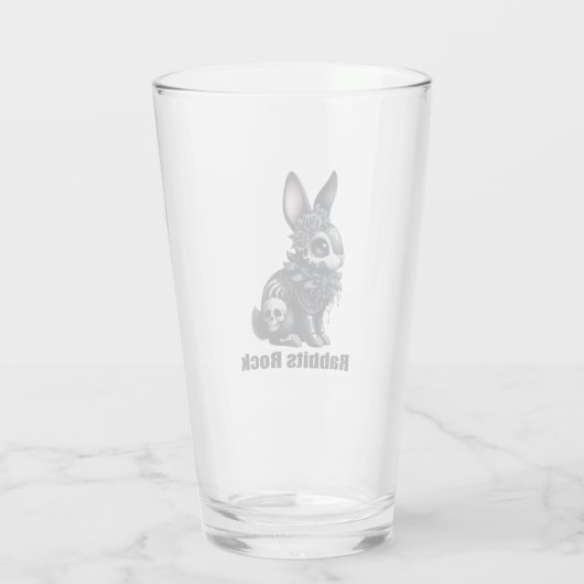 Verre Rock lapin (Dos)