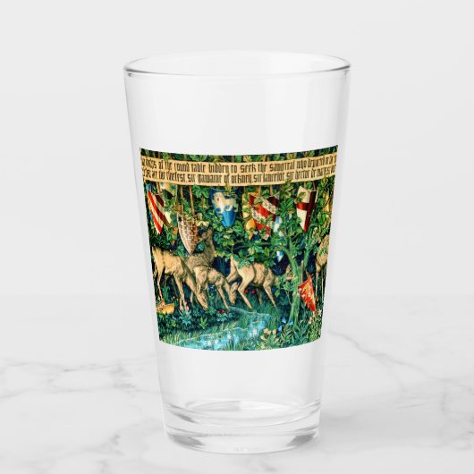 Verre Roi médiéval Arthur William Morris (Devant)