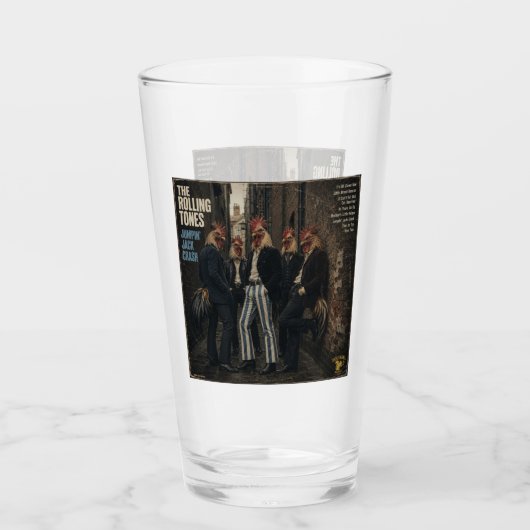 Verre Rolling Tones : une parodie (Devant)