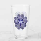 Verre Rosace bleue (Dos)