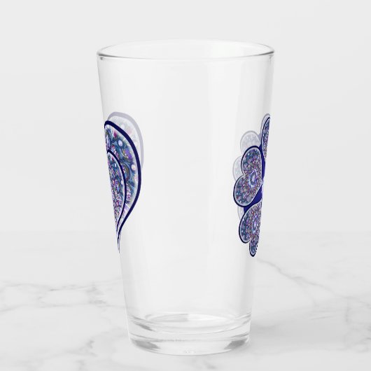 Verre Rosace bleue (Gauche)