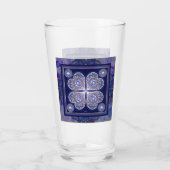 Verre Rosace bleue (Dos)