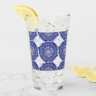 Verre Rosace bleue